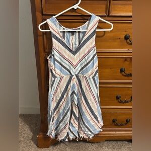 Indigo Rein Multicolor Chevron Mini Dress